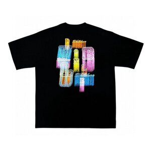 We11done Colorful Letter Loose Short Sleeves